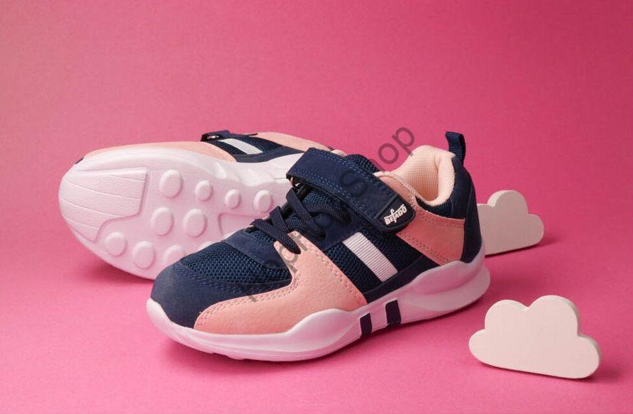 Befado Sport Stripe 516Q128, tenisky, růžová/modrá