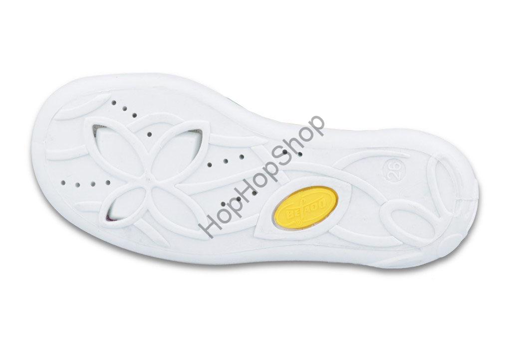Befado Blanca 116Y287, dívčí, bačkory, modré, Soft-B, lístky