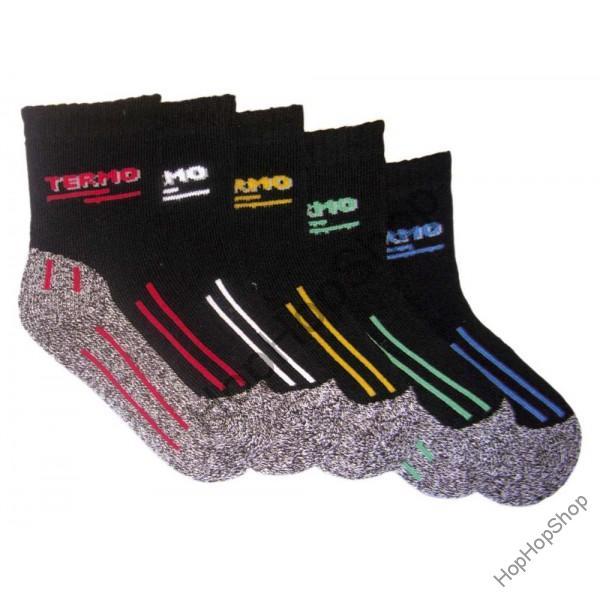 Novia Silvertex Thermo kids 78N ponožky modrý pruh