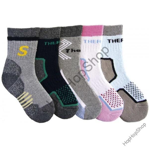 Novia Thermo kids 77S ponožky šedé