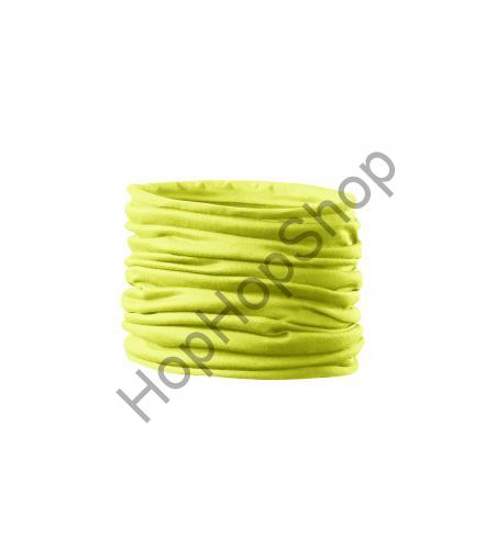 MALFINI TWISTER 328-90, víceúčelový tubulární šátek, neon žlutá