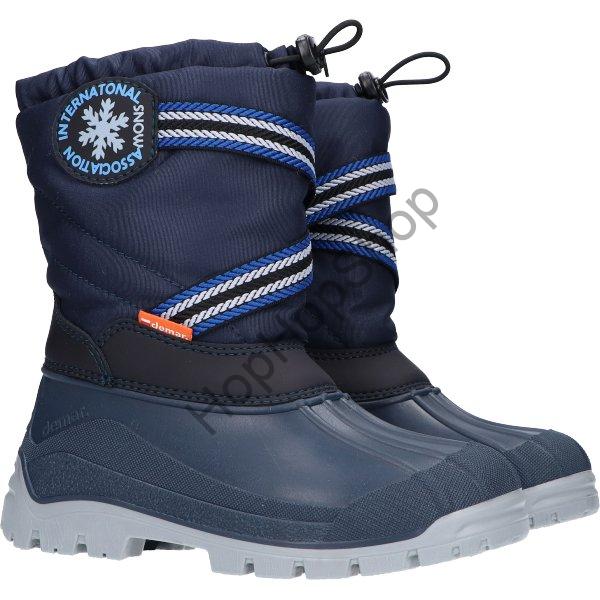Demar Snow Lake B sněhule s pravou ovčí vlnou, námořní modrá