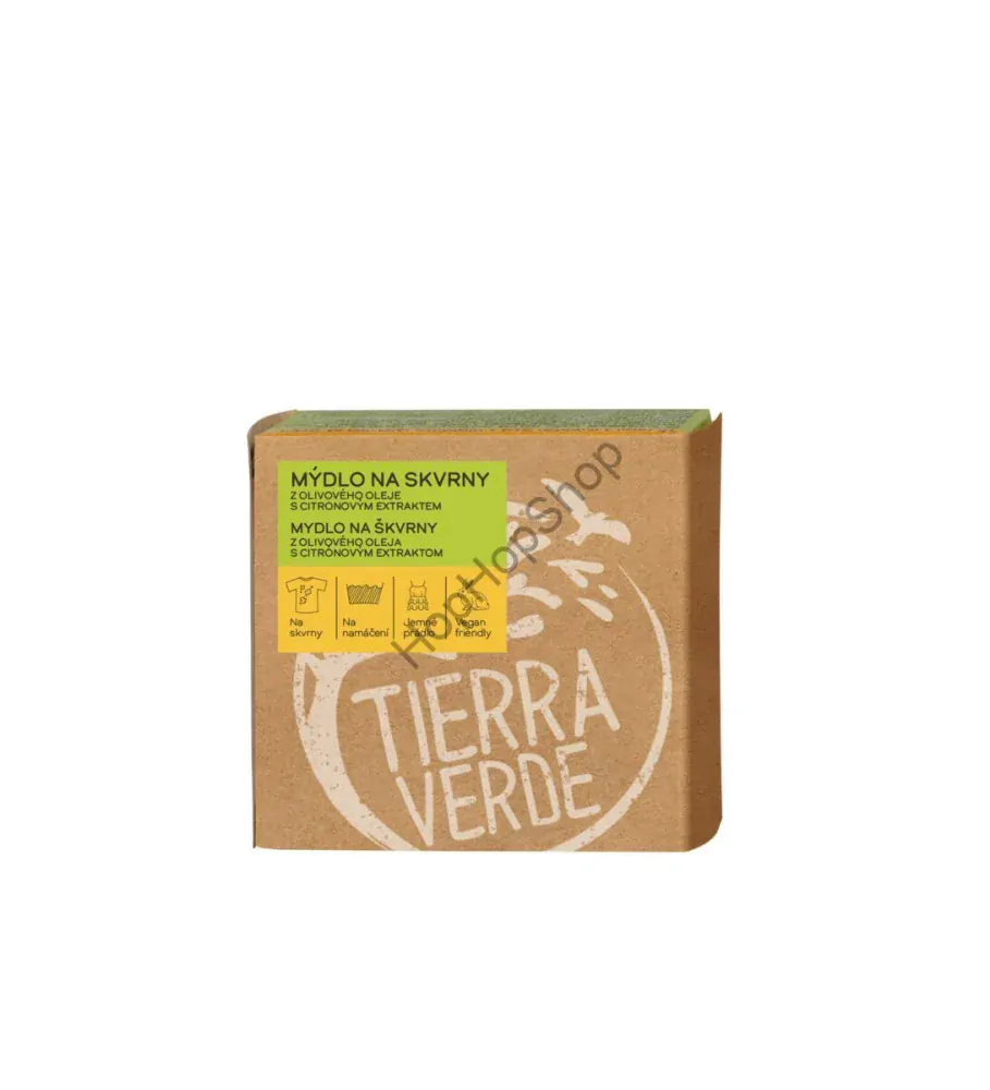 Tierra Verde Olivové mýdlo s citronovým extraktem na skvrny, 200g