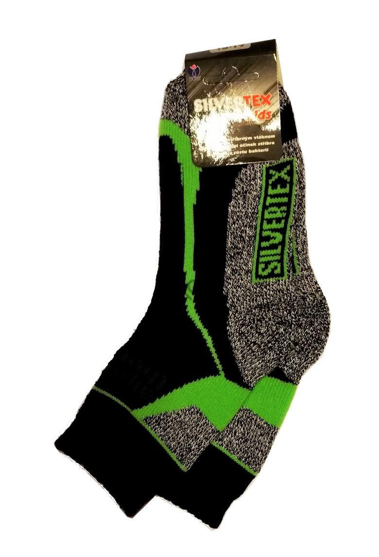 Novia Silvertex Thermo kids 81N SILVERTEX Alpinning, zelený pruh
