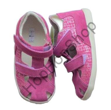 Jonap 041S kožené sandálky, light, dívčí, růžové