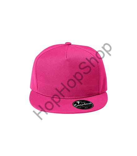 MALFINI 5P- 40 Rap, kšiltovka, obvod 55-65 cm, purpurová, retro plast. klip, rovný kšilt