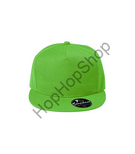 MALFINI 5P-92 Rap, kšiltovka, obvod 55-65 cm, zel. jablko, retro plast. klip, rovný kšilt