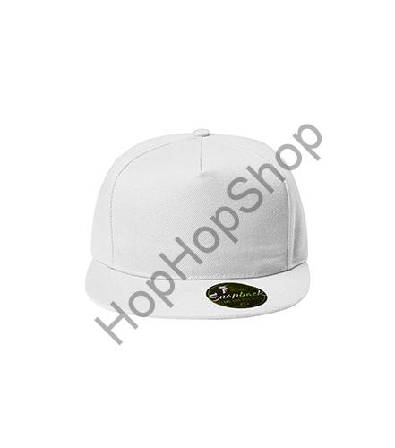 MALFINI 5P-00 Rap, kšiltovka, obvod 55-65 cm, bílá, retro plast. klip, rovný kšilt