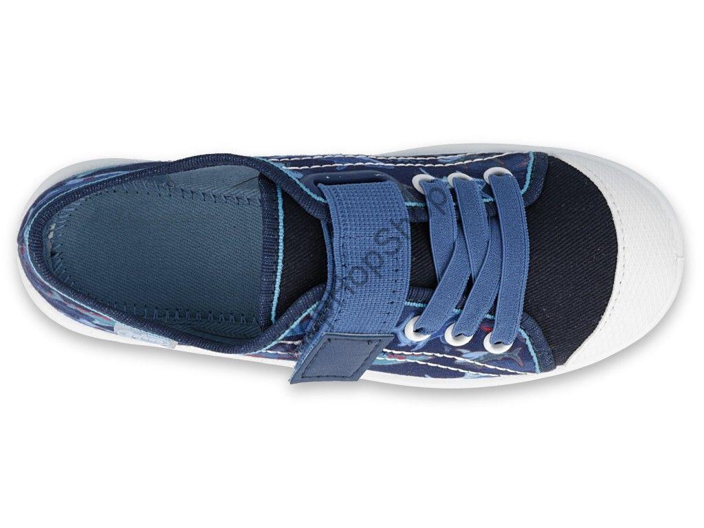 Befado Tim 251Y154, chlapecké, tenisky, modrá, žraloci