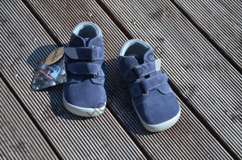 Beda barefoot BF 0001/W/M LUCAS celoroční, kožené, kotníkové, membrána, chlapecké, 2SZ