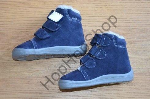 Beda barefoot BF 0001/W/MK/Y LUCAS zima, kožené, kotníkové vyšší, membrána, zateplení, chlapec, 3SZ