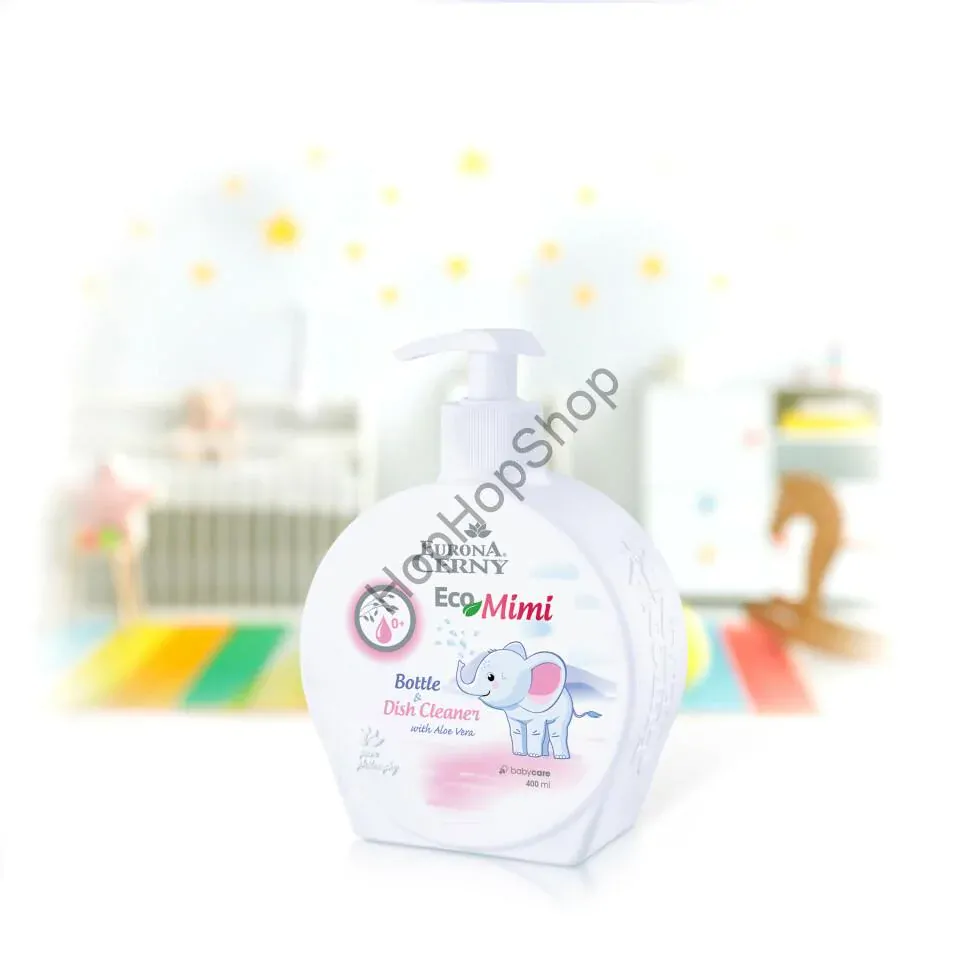 Eurona 6331 Eco Mimi, Šetrný gel na ruční mytí dětského nádobí, kojeneckých lahví a dudlíků, 400ml