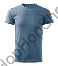 MALFINI BASIC 129-60, triko, pánské, bavlna, denim
