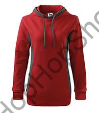 MALFINI KANGAROO 408-07 Mikina dámská, 97% bavlna, červená