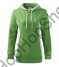 MALFINI KANGAROO 408-39 Mikina dámská, 97% bavlna, trávově zelená