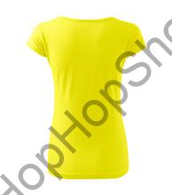 MALFINI PURE 122-96, triko, dámské, 100% bavlna, citronová