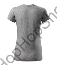 MALFINI BASIC 134-12, triko, dámské, 85% bavlna, šedý melír