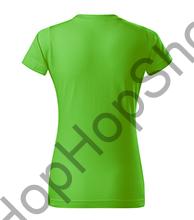 MALFINI BASIC 134-92, triko, dámské, 100% bavlna, apple green/zelené jablko