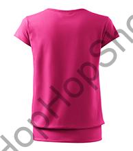 MALFINI CITY 120-40, triko, dámské/dívčí, 100% bavlna, purpurová