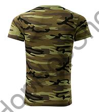 MALFINI CAMOUFLAGE 144-34, triko, unisex, 100% bavlna, camouflage / maskáč, green / zelená