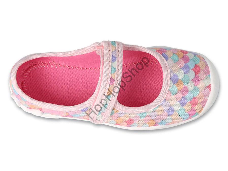 Befado Blanca 114X514, dívčí, bačkorky, barevné šupinky