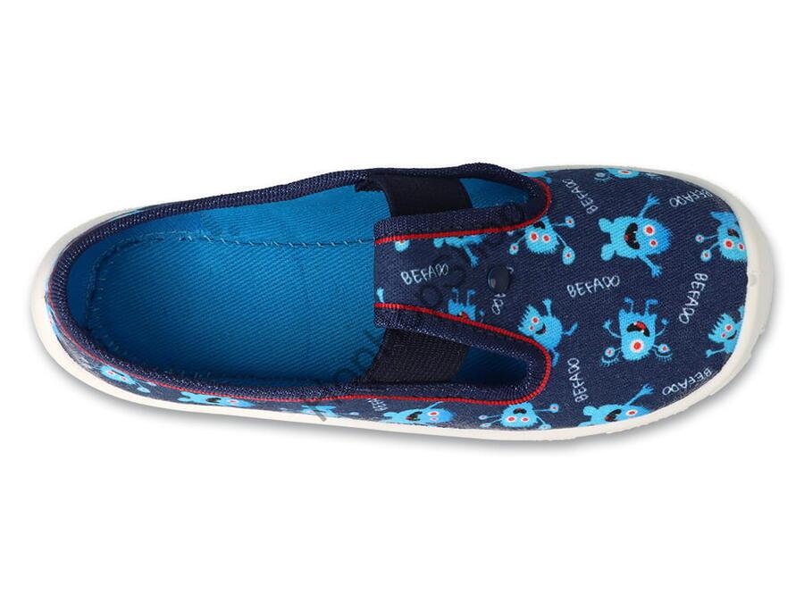 Befado Danny 975X177, chlapecké, bačkory, modré, PŘÍŠERKY