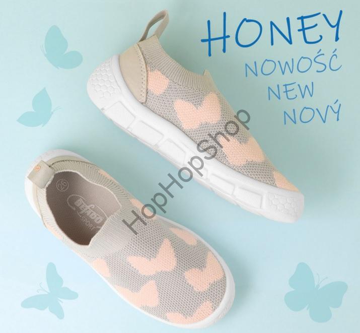 Befado Honey 102x001, dívčí, bačkůrky, přezůvky, letní tenisky