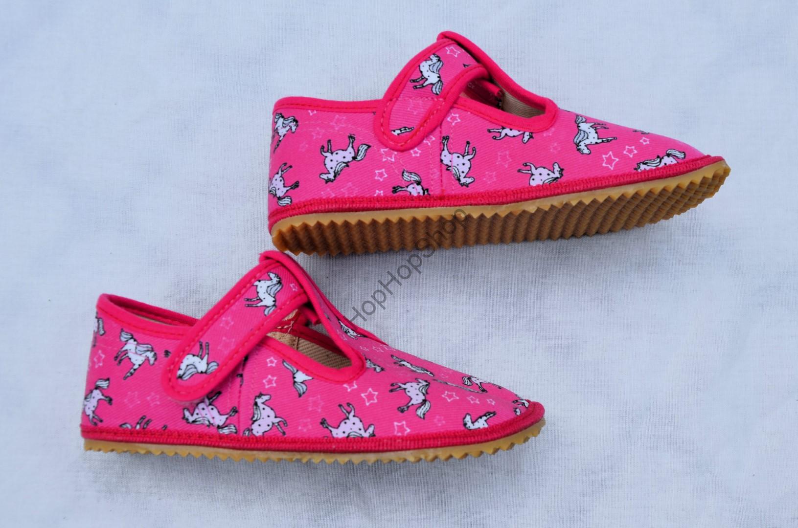 Beda barefoot 060010/W bačkorky, dívčí, UNICORN/JEDNOROŽEC