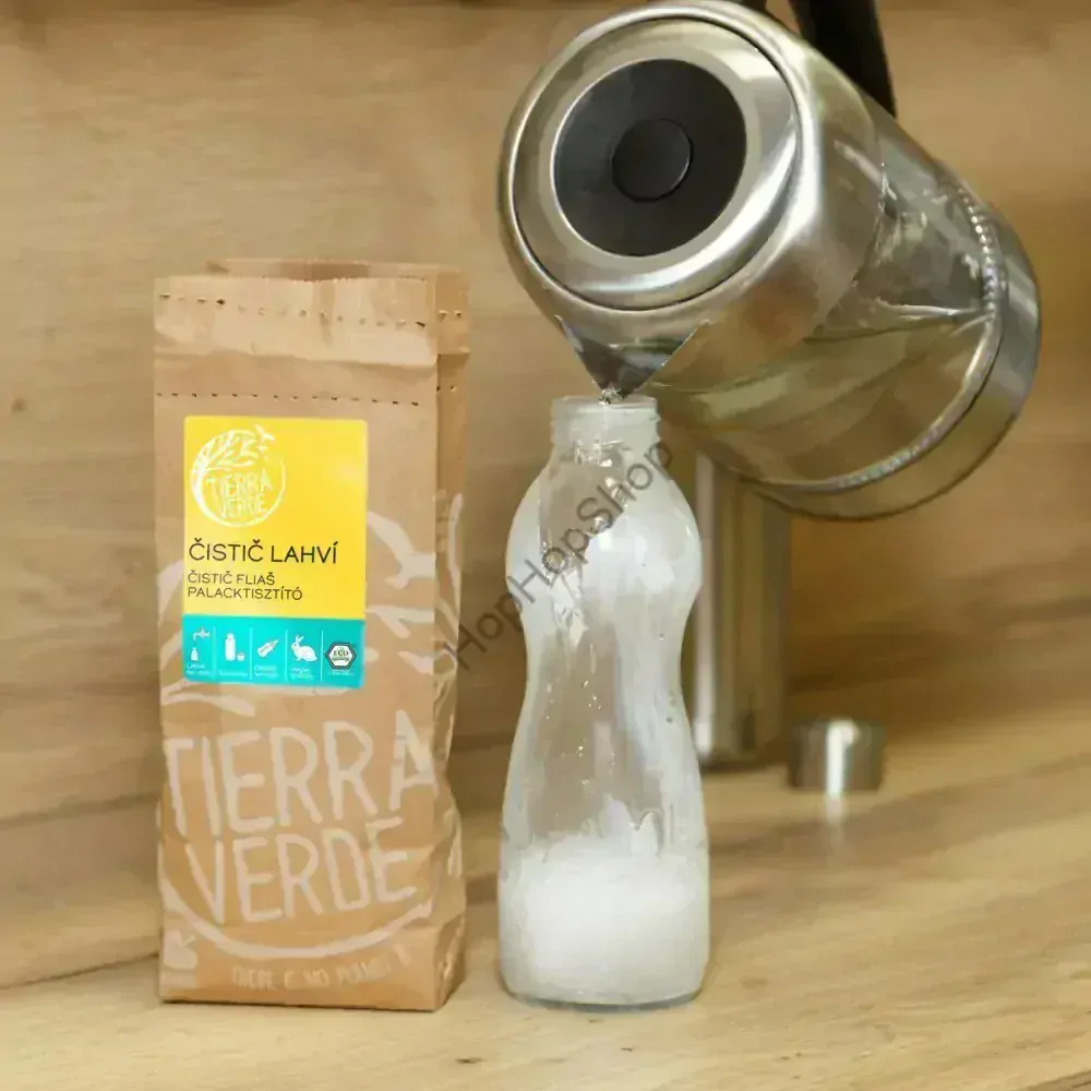 Tierra Verde  Čistič lahví, Certifikát Ecogarantie, 1000g