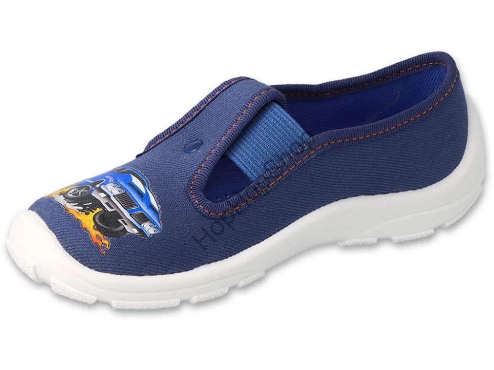 Befado Danny 975X181, chlapecké, bačkory, modré, AUTO