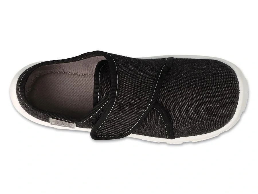 Befado Danny 974X580, chlapecké, bačkorky, černé