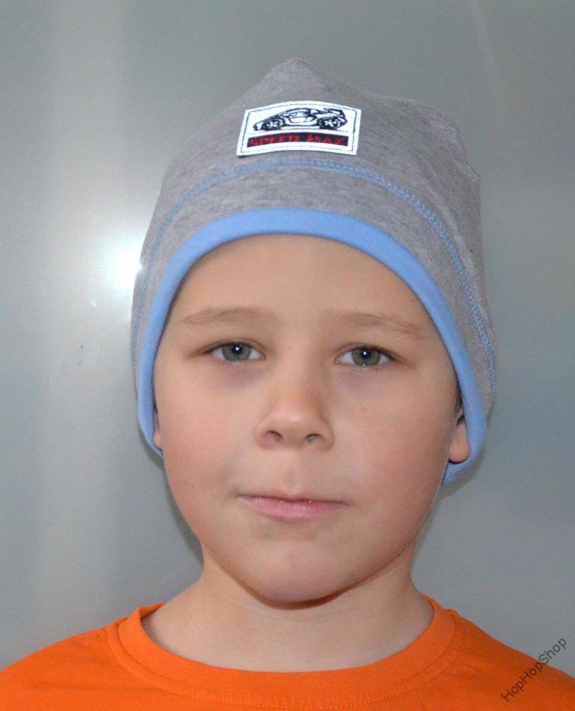 Karpet Hugo 08 čepice bavlna lem šedá+modrá A