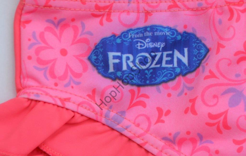 Plavky, dívčí, dvoudílné, Frozen, růžové, světlejší
