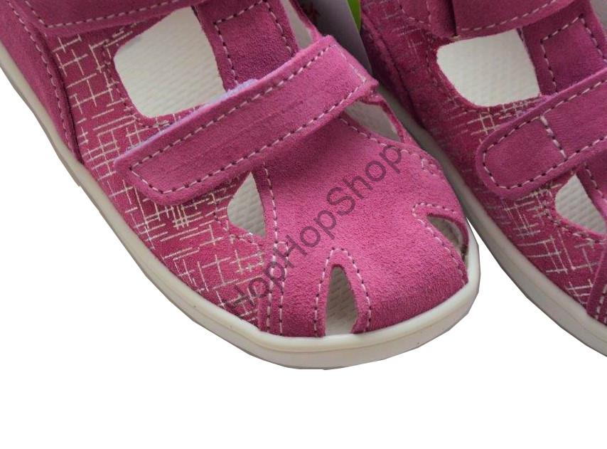 Jonap 041S kožené sandálky, light, dívčí, růžové