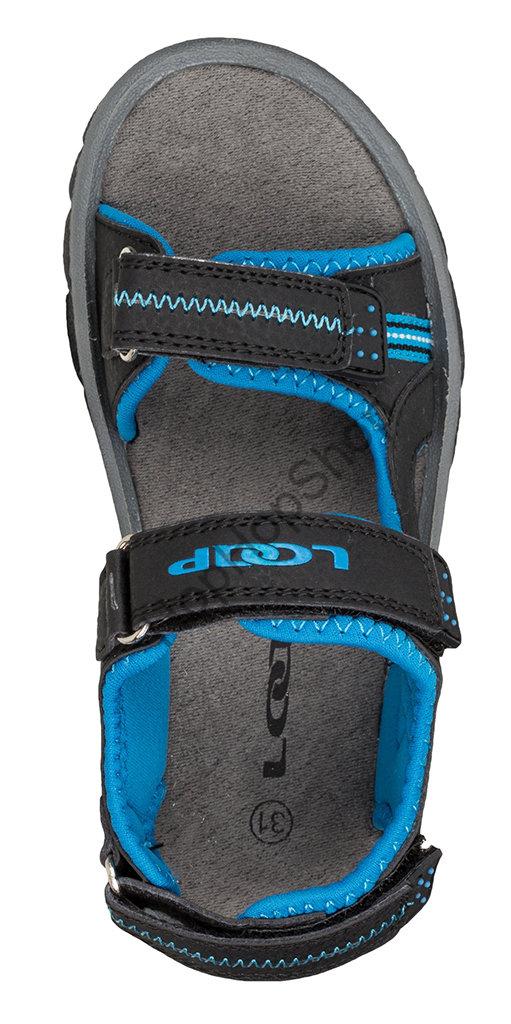 Loap COPASA letní dětské sandály, chlapecké, modrá/černá