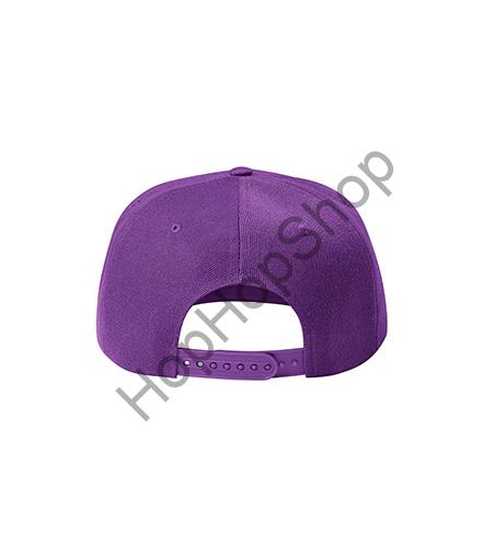 MALFINI 5P-64 Rap, kšiltovka, obvod 55-65 cm, fialová, retro plast. klip, rovný kšilt
