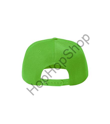 MALFINI 5P-92 Rap, kšiltovka, obvod 55-65 cm, zel. jablko, retro plast. klip, rovný kšilt