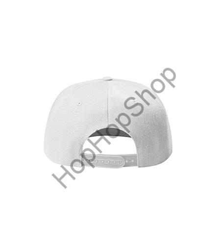 MALFINI 5P-00 Rap, kšiltovka, obvod 55-65 cm, bílá, retro plast. klip, rovný kšilt