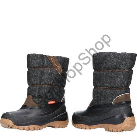 Demar Comfy B sněhule s pravou ovčí vlnou, černé