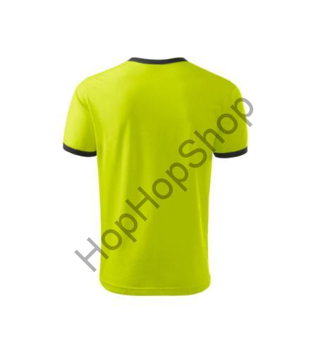 ADLER/MALFINI INFINITY 148-62, triko, dětské, limetková, černý lem