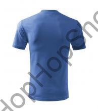 MALFINI BASIC 138-14lf, triko, dětské, 100% bavlna, azurově modrá