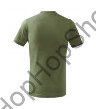MALFINI BASIC 138-09lf, triko, dětské, 100% bavlna, khaki