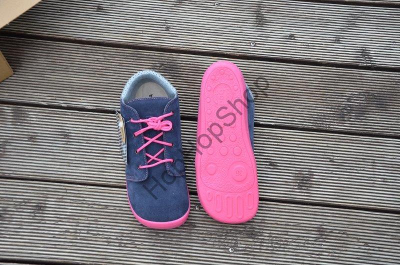 Beda barefoot BF 0001/M ELISHA celoroční, kožené, membrána, dívčí, tkaničky