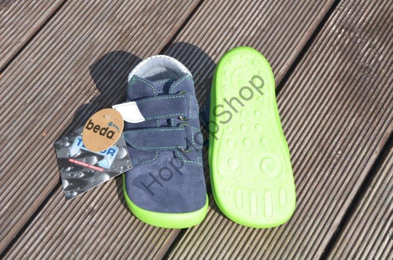 Beda barefoot BF 0001/W/M MARCUS celoroční, kožené, kotníkové, membrána, chlapecké, 2SZ