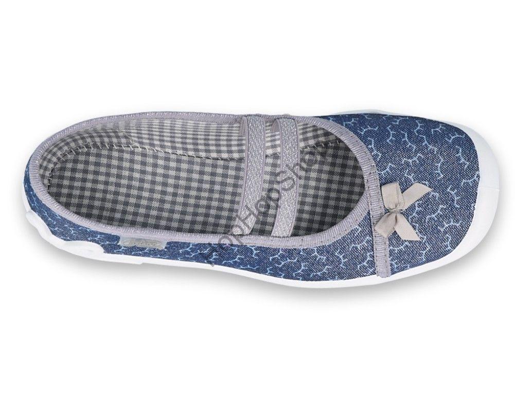 Befado Blanca 116Y275, dívčí, bačkory, modré, Soft-B