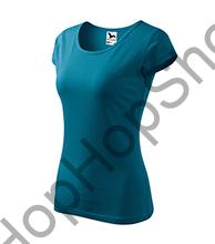 MALFINI PURE 122-93, triko, dámské, 100% bavlna, petrolejová