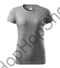 MALFINI BASIC 134-12, triko, dámské, 85% bavlna, šedý melír