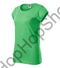 MALFINI FUSION 164-M6, triko, dámské, 65% PE/35% BA, zelený melír