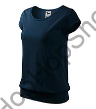 MALFINI CITY 120-02, triko, dámské/dívčí, 100% bavlna, námořní modrá