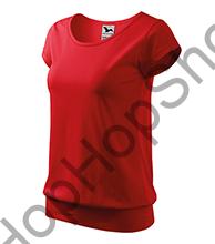 MALFINI CITY 120-07, triko, dámské/dívčí, 100% bavlna, červená